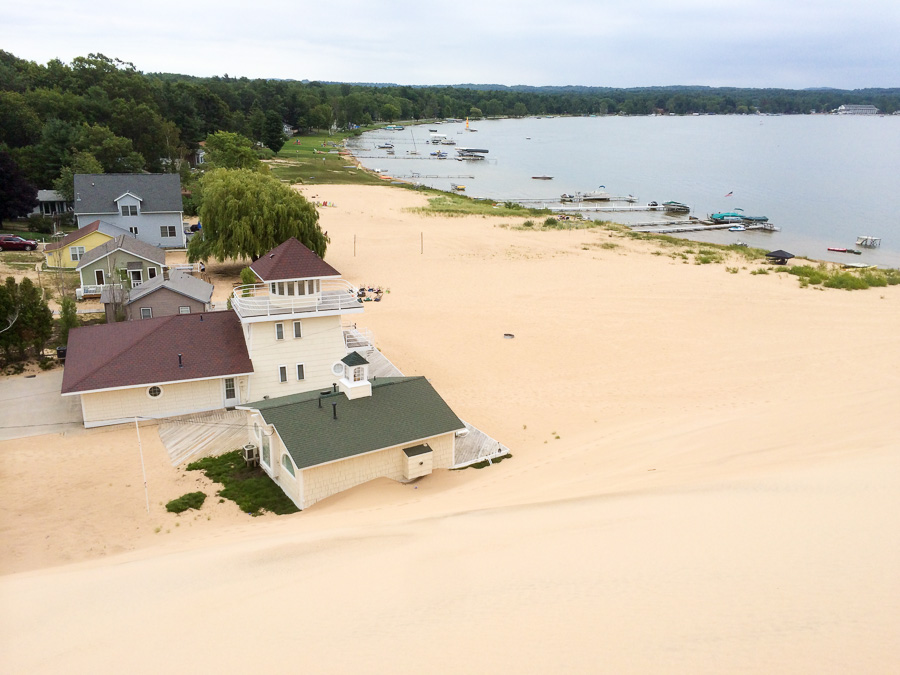 Silver Lake Climbing the Dunes