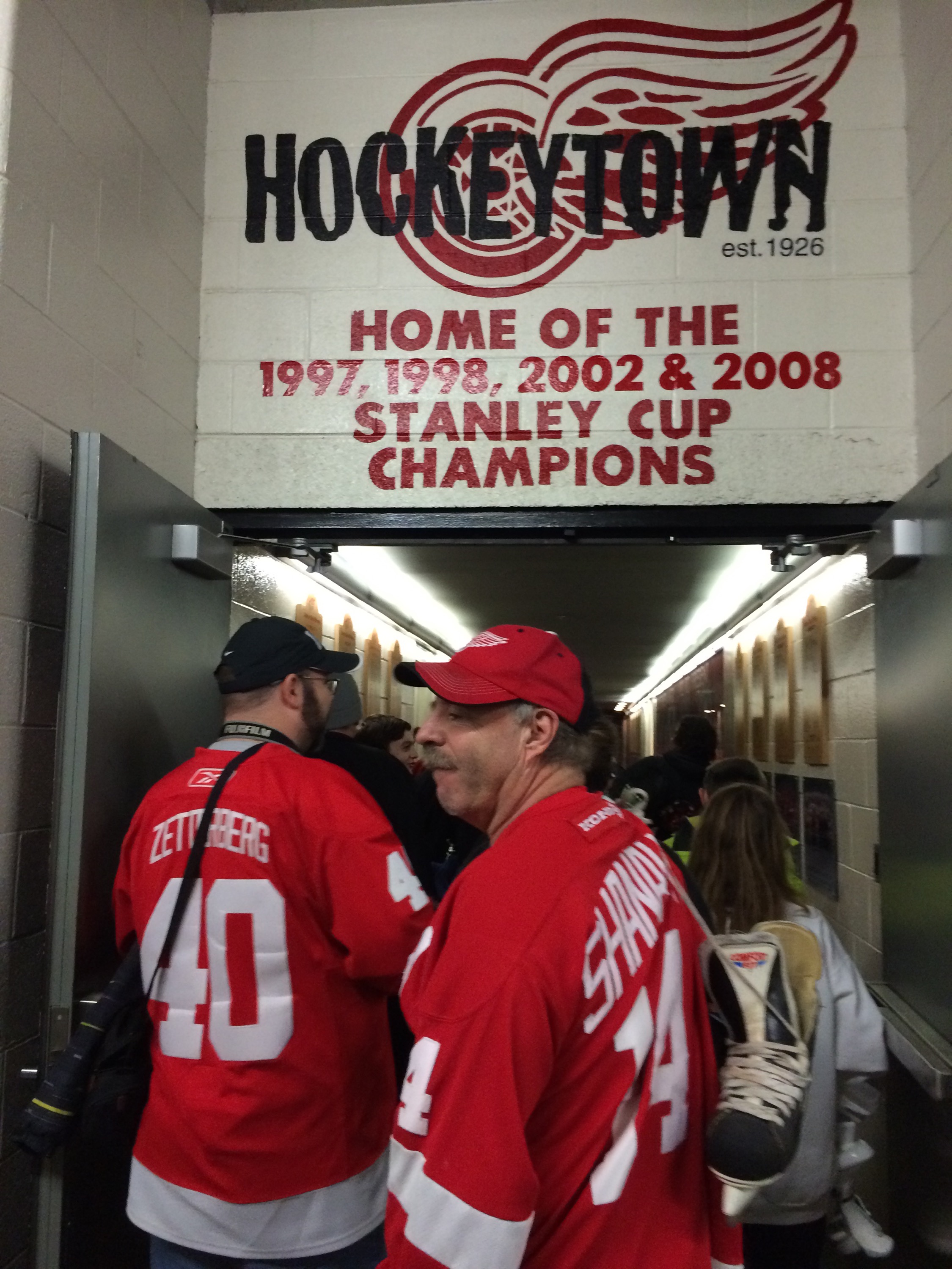Detroit Red Wings Locker Room Peeper