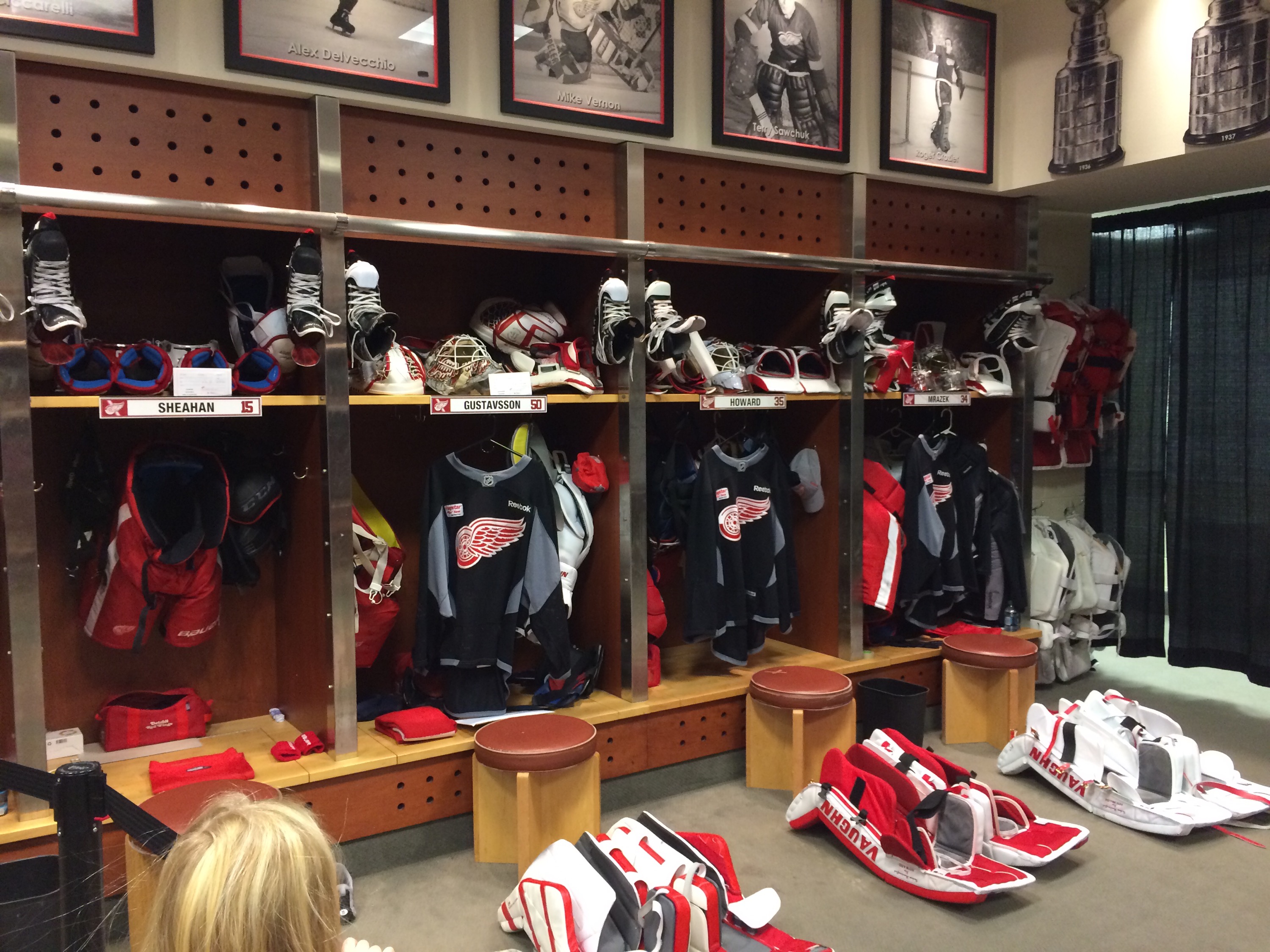 Detroit Red Wings Locker Room Peeper